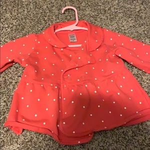 Baby gir’s Carter polka dot jacket